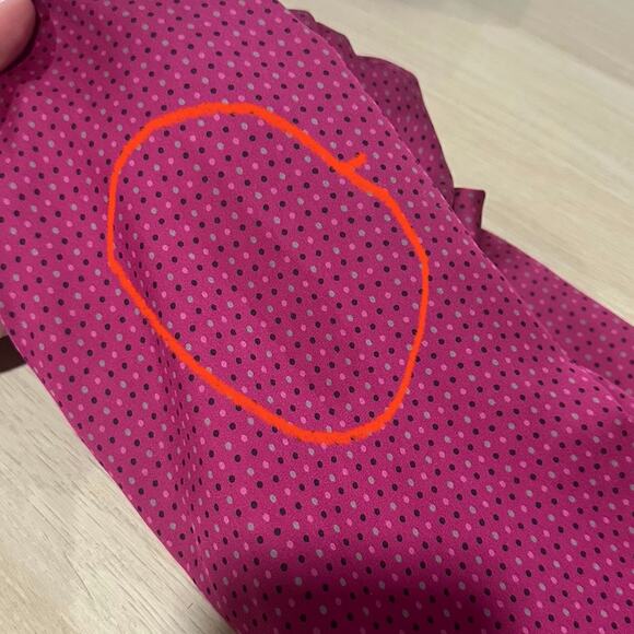 Y2K Old Navy Halter Babydoll Satin Slip Dress Open Back Pink Polka Dot Small - Picture 5 of 12